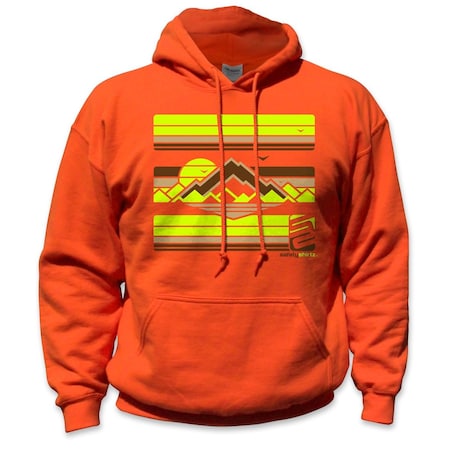 Safetyshirtz The High Country High Visibility Hoodie, Orange, L 67010103L